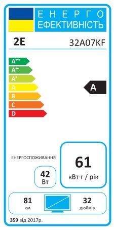 Телевизор 32" 2E LED FHD 60Hz Smart Google TV Black