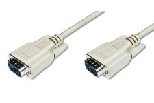 Кабель DIGITUS VGA (HDDB15M/M) 1.8м, білий
