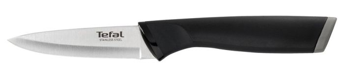 Набір ножів Tefal Essential, 3шт, нержавіюча сталь, пластик, чорний