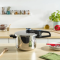 Скороварка Tefal Secure Trendy, 4л, з паровим кошиком, нержавіюча сталь, пластик