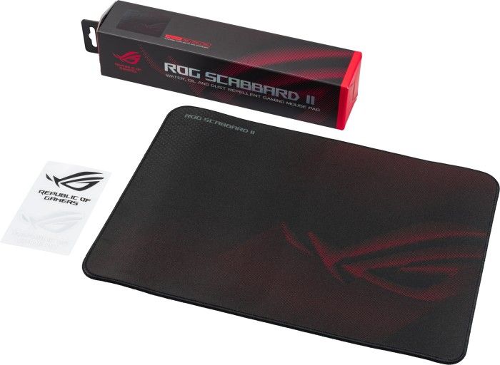 Ігрова поверхня ASUS ROG Scabbard II, M (360х260х3мм), чорний