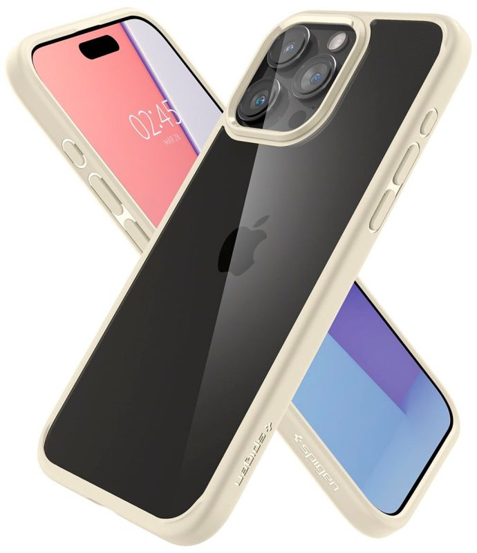 Чохол Spigen для iPhone 15 Pro, Ultra Hybrid, Mute Beige