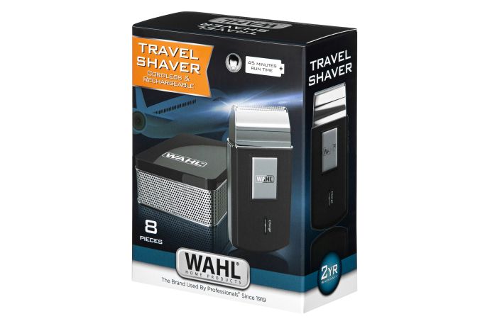 Бритва електр. WAHL Travel Shaver сеточная ,  бритв.головок-1, сух., триммер, черный