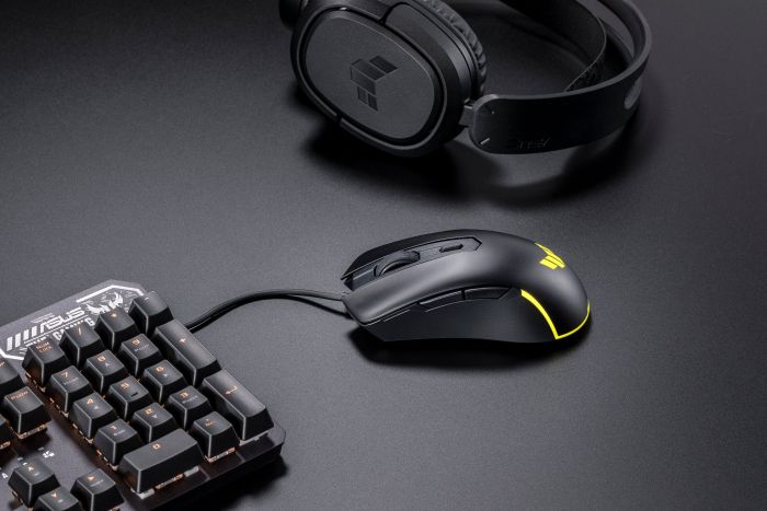 Мышь ASUS TUF M3 GEN II, RGB, USB-A, чёрный