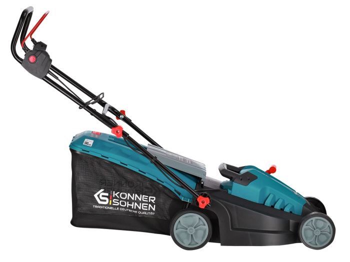 Газонокосилка сетевая Konner&Sohnen KS 38LM-BL 1400Вт 38см 50л 25-65мм 16.5кг