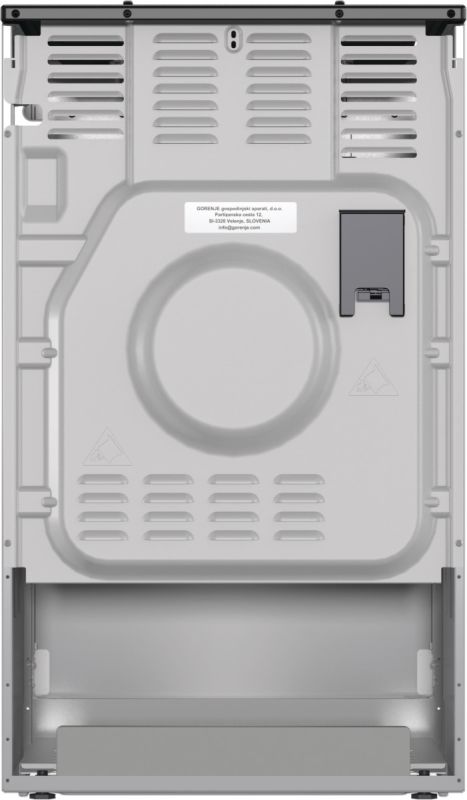Плита Gorenje комби, 62л, 50x60см, дисплей, IconLed,эмалированные, титан