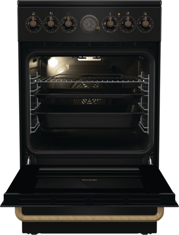 Плита Gorenje электрическая стеклокерамическая, 70л, ExtraSteam,  50x60см, черный
