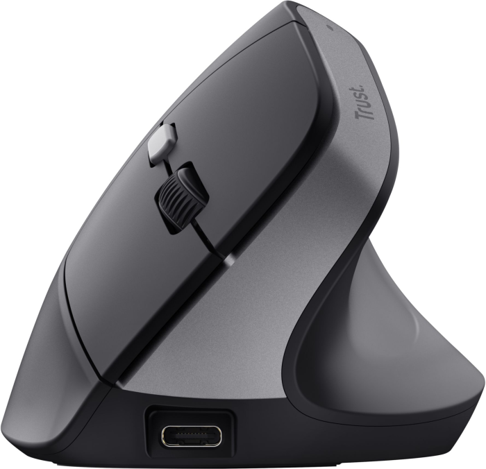 Мышь Trust Bayo 2 Ergonomic, WL/USB-A, черный
