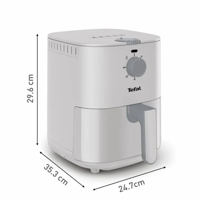 Мультипіч Tefal Easy Fry Essential, 1430Вт, чаша-3.5л, механічне керув., пластик, білий