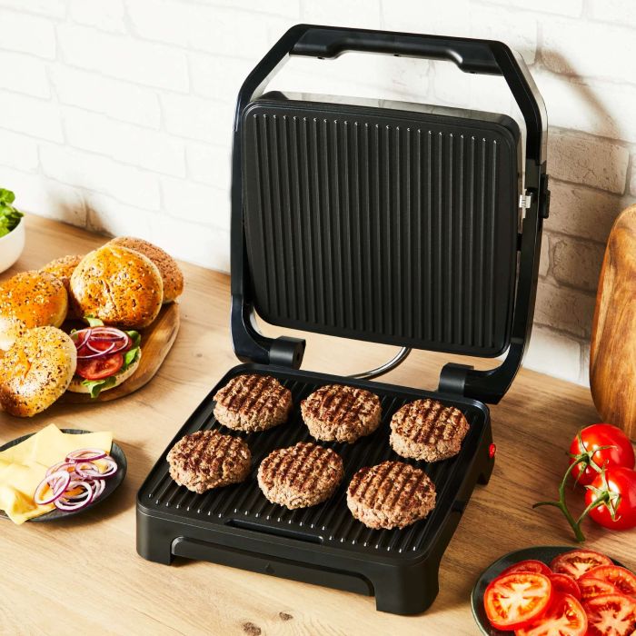Гриль Tefal прижимной Inicio Classic 2000Вт, темп. режимов-3, металл, черный