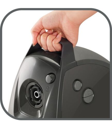 М'ясорубка Tefal HVB Plus, 2000Вт, 2.6кг/хв, 3 решітки, насадка для ковбас, кеббе, томатів, 5 терок, пластик/метал, чорний