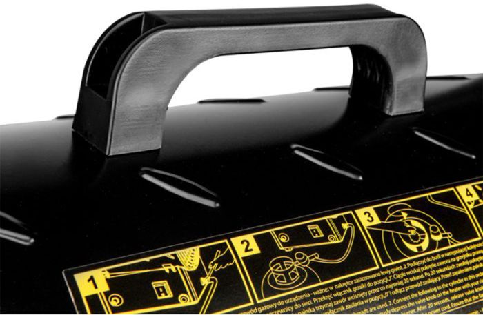 Теплова гармата газова Neo Tools, 30кВт, 300м2, 1000м3/год, чорний, 5.9кг