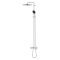 Душова система Grohe QuickFix Vitalio Comfort 250 зі змішувачем-термостатом для ванни, довж. виливу - 169мм, верхній душ, лійка, кріпл. - на стійці, хром