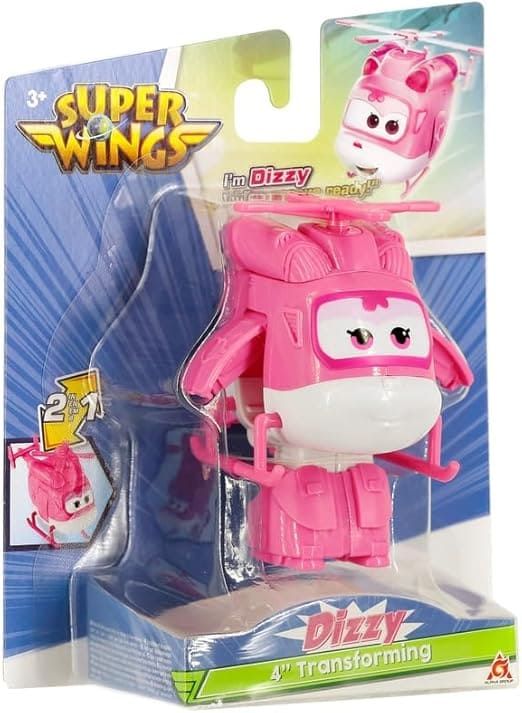 Игровая фигурка-трансформер Super Wings Transforming Диззи (Dizzy), 10см