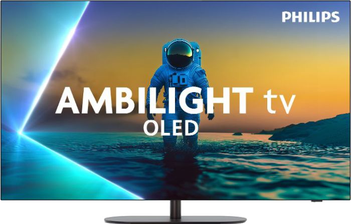 Телевізор 55" Philips OLED 4K 144Hz Smart Google TV Black Ambilight