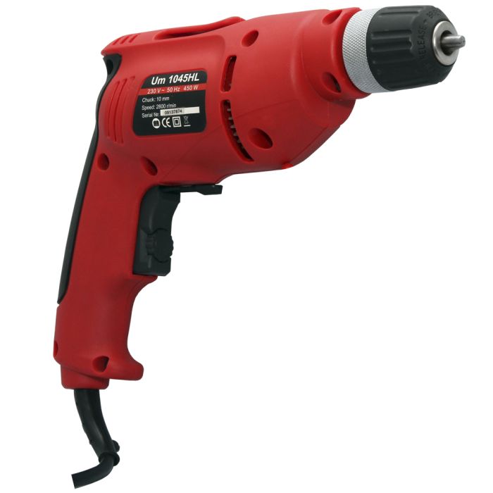 Дриль Vitals Master Um 1045HL 450Вт  0-2800об/хв патрон 10мм 1.4кг