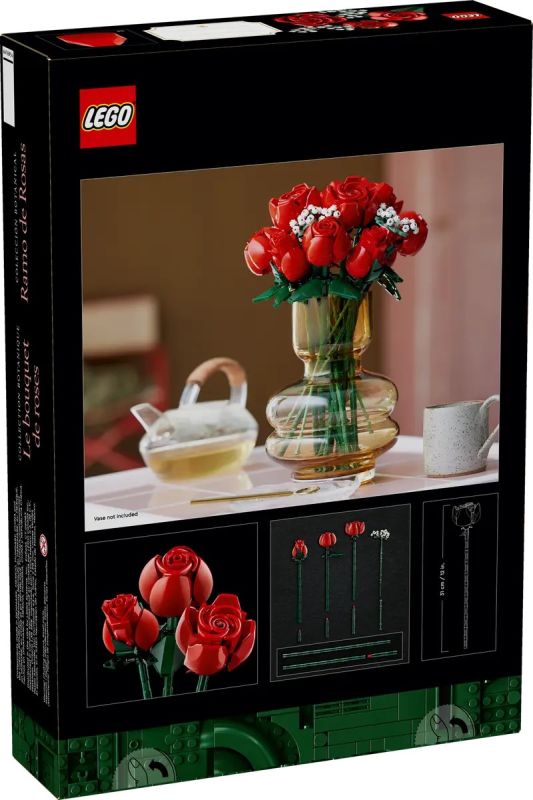 Конструктор LEGO Icons Botanicals Букет троянд
