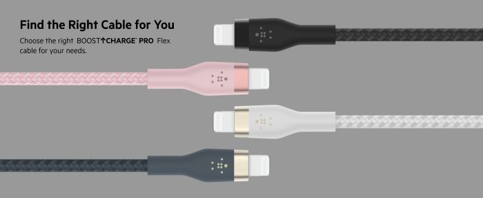 Кабель USB-A > Lightning заряджання/синхронізації Belkin 1м, плетений, силіконовий, з ремінцем на магніті, білий