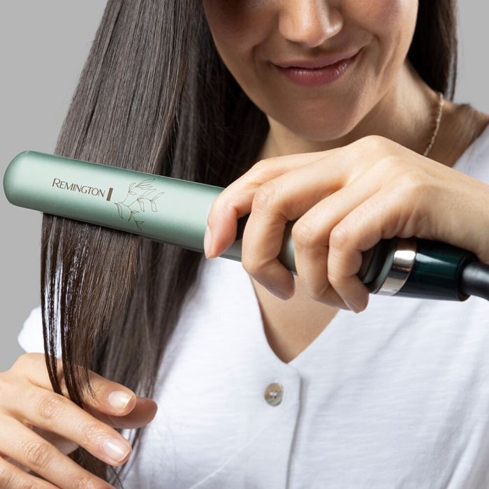 Випрямитель Remington Botanicals, >300Вт, темп.режимов-10, 150-230С, дисплей, керамика, серо-зеленый