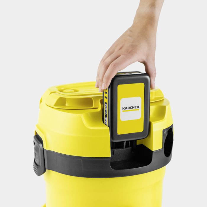 Пилосос професійний акумуляторний Karcher WD 2-18 18В контейнер 12л без АКБ та ЗП