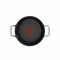 Сотейник Tefal Excellence+, з кришкою, 24см, алюміній, скло, бакеліт, чорний