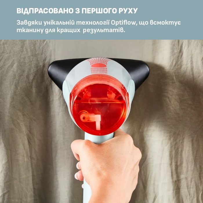 Отпариватель Tefal компактный AeroSteam, 1400Вт, 100мл, постоянный пар - 20гр, светло-зеленый