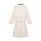 Женский халат ARDESTO Stripe, размер S/M, 100% полиэстер, белый