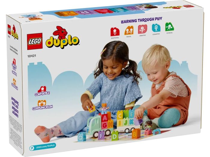 Конструктор LEGO DUPLO Town Грузовик с алфавитом