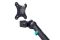 Крепление DIGITUS Dual Monitor Clamp, 2 x до 35"/10кг, с наклоном, поворотом, черное