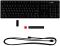 Клавіатура механічна HyperX Alloy Origins PBT 104key, AqUK, USB-A, EN/UA, RGB, чорний