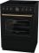 Плита Gorenje электрическая стеклокерамическая, 71л, 60x60см, дисплей, программатор, приготовление с паром, черный матовый