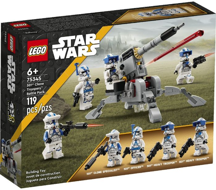 Конструктор LEGO Star Wars™ Боевой отряд бойцов-клонов 501-го легиона