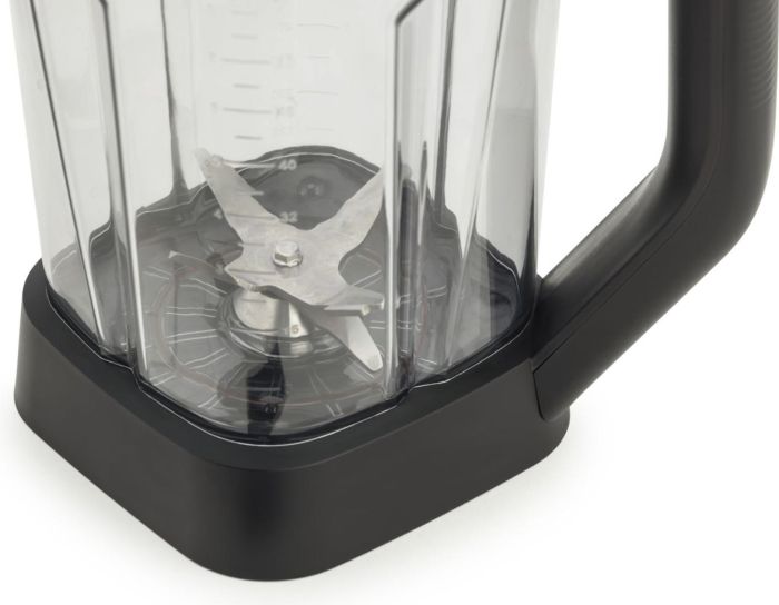 Блендер Gorenje стаціонарний 1500Вт, чаша-2000мл, дисплей, подрібнювач, чорний-нерж