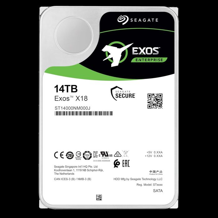 Жорсткий диск Seagate 14TB 3.5" 7200 256MB SATA Exos X18