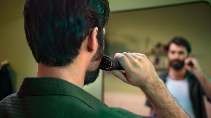 Триммер Philips Series 7000 для лица, головы, тела, акум., насадок-15, сталь, серо-черный