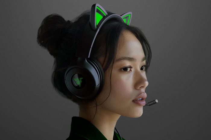 Гарнитура Razer Kraken Kitty V3 X, mini-jack, 1.3м, чёрный