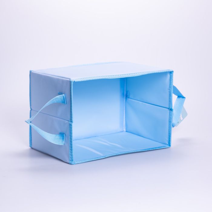 Кошик для іграшок 30×20×20 (см) м'який складаний Синій HP-41-7BL