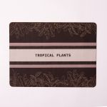 Килимок діатомітовий для сушіння посуду Tropical Plants 40*30 см Yiwu HP-42-199