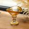 Цукерниця скляна Bogema Gold 15 см Yiwu HP-34-134