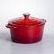 Каструля чавунна емальована 4 л, червоний Yiwu HP-FLG-1 RED