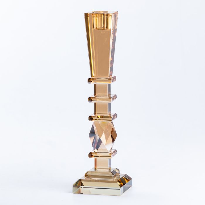 Свічник 25 (см) скляний високий HP36555M