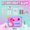 Фотоапарат дитячий камера миттєвого друку Фламінго Full HD Рожевий Full HD UR190PBL