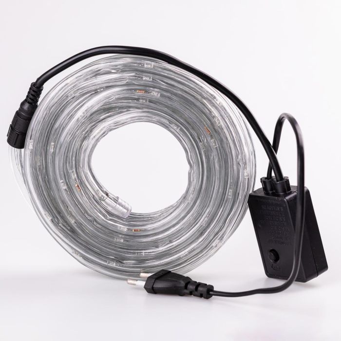 Гірлянда вулична стрічка світлодіодна Дюралайт 240 LED 7м морозостійка прозорий дріт DR10МML
