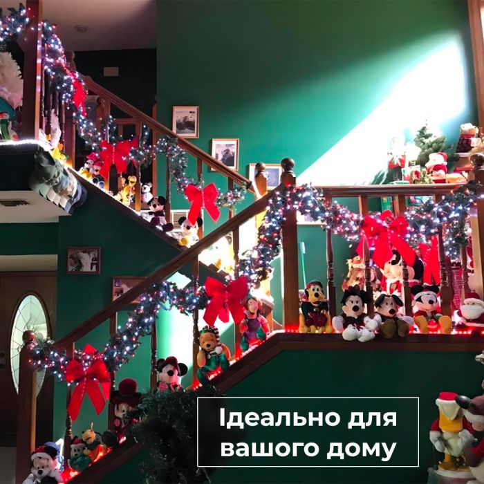 Гірлянда нитка світлодіодна GarlandoPro 10м 8 режимів лед гірлянди W200LEDML