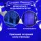 Гірлянда штора світлодіодна GarlandoPro 160LED 8 ліній 1,5х1,5 м гірлянда на штору Синій ZWM2160LEDBL
