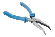 Щипці подовжені вигнуті Intertool 200 мм American type (HT-0126)