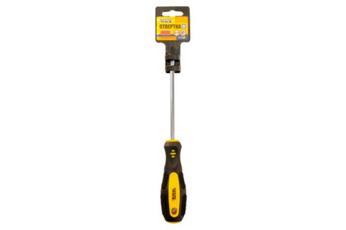 Викрутка Mastertool шліцьова SL5 х 75 мм (48-5575)