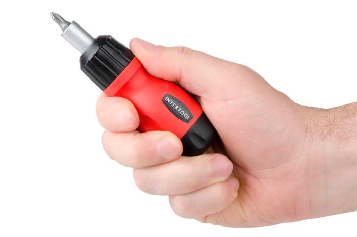 Викрутка Intertool реверсивна 6 од. (VT-1009)