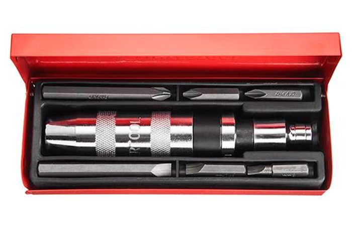 Отвертка Intertool ударная 6 ед. Pro (HT-0431)
