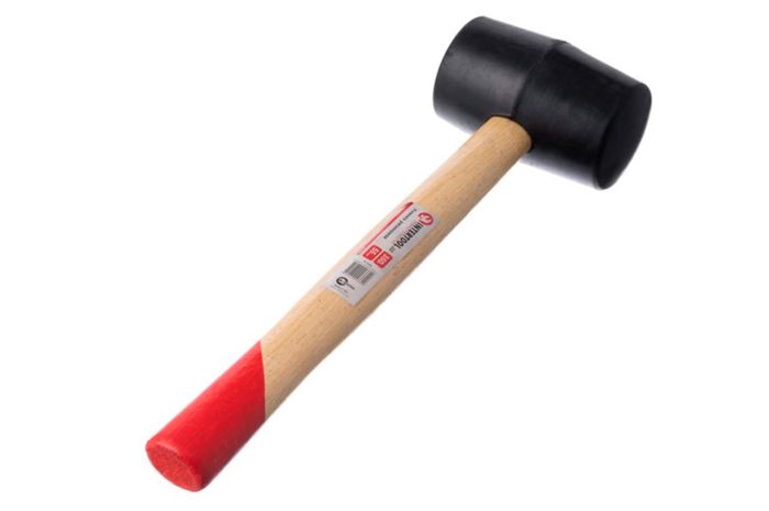 Киянка Intertool 350 г х 55 мм Чорна ручка дерев'яна (HT-0236)